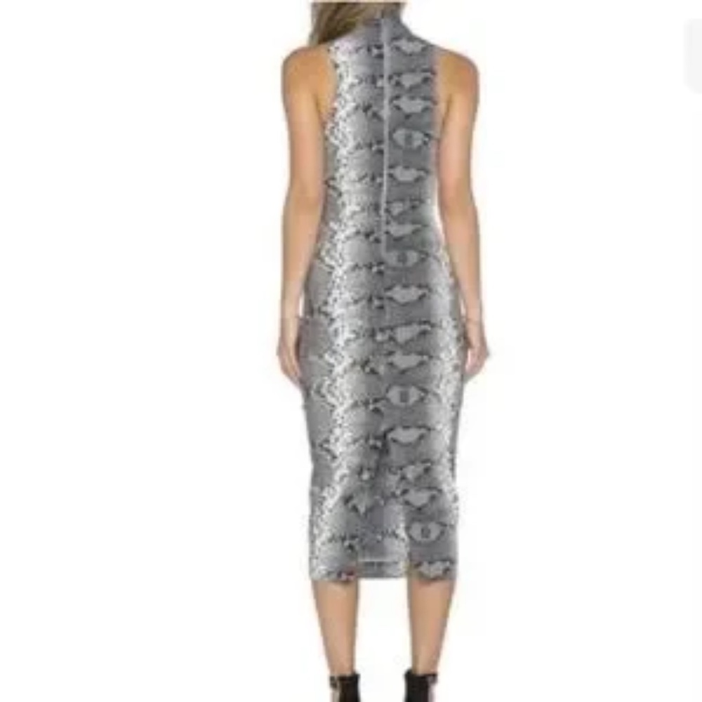 Elizabeth & James Python Print Mockneck Sheath Dr… - image 2